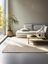 Tappeto in Iuta, 100% Juta, Tessuto a Mano Ed Ecologico, Fibra Naturale per Sogg