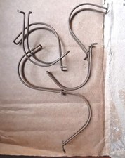 N°02 MOLLE SAGOMATE IN ACCIAIO PER MOTO AUTO AUTOCARRI EPOCA (VEDI FOTO MISURE).