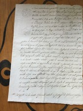 REGNO DELLE DUE SICILIE MANOSCRITTO TIMBRO SECCO AUTOGRAFO BOLLO MARCA REGNO