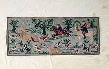 Antique Tapestry "Hunting