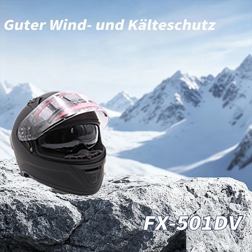 Casco reversibile nero - , opaco