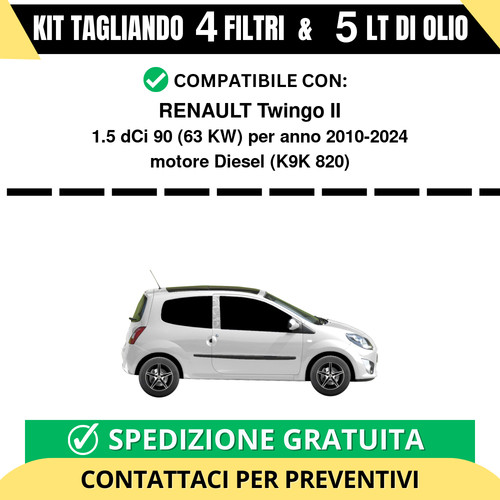 Tagliando per renault twingo - tagliando,