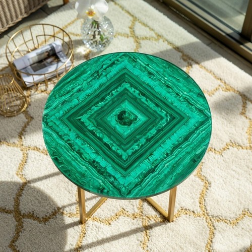 Tavolino laterale malachite - laterale,