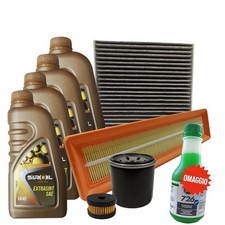 Kit Tagliando Renault Clio Modus Dacia Logan Sandero 1.2 16V Filtri 4 OLIO 5W40