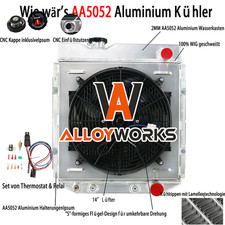 4 file radiatore, ventola e