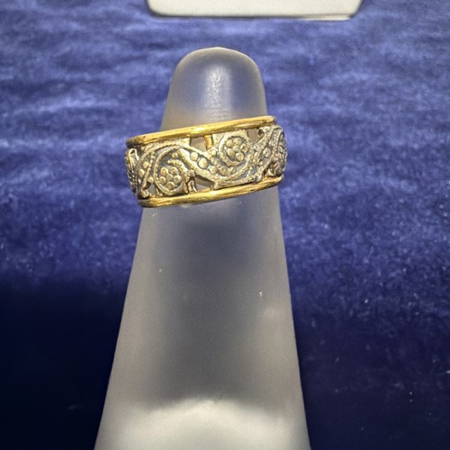 Anello vintage 10k - , g.f
