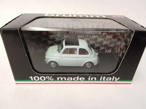 Brumm fiat 500d - 500d, azzurro