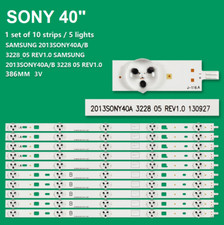 KIT 10 BARRE STRIP LED TV SONY 2013SONY40 KDL40R453B KDL40R45XB KDL40R480B