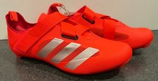 Scarpe da ciclismo Adidas The Indoor 3 fori arancioni US da uomo taglia 9 EU 42 2/3 giri