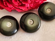 Trio Di Bottoni Vintage Verdi