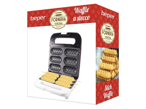Piastra per waffle allo spiedo