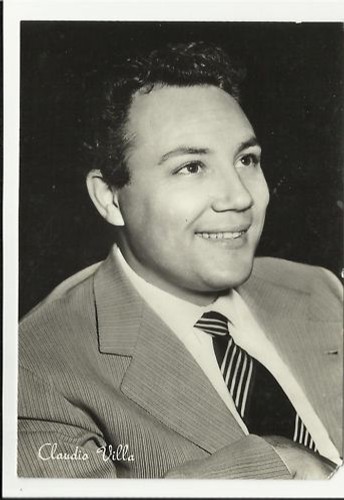 Cartolina cantante claudio - cartolina, di