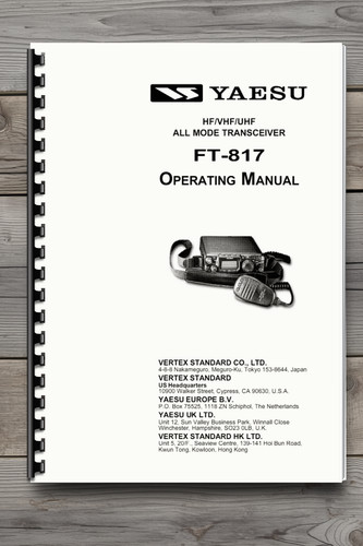 Yaesu 817 vhf - hf, uhf