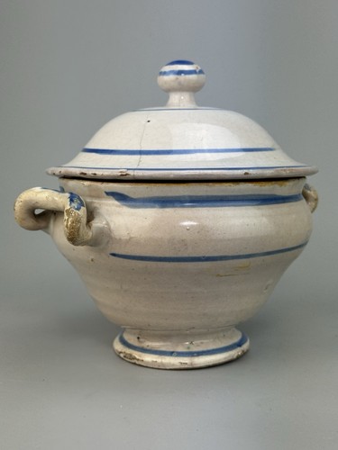 Zuppiera vintage maiolica - in,