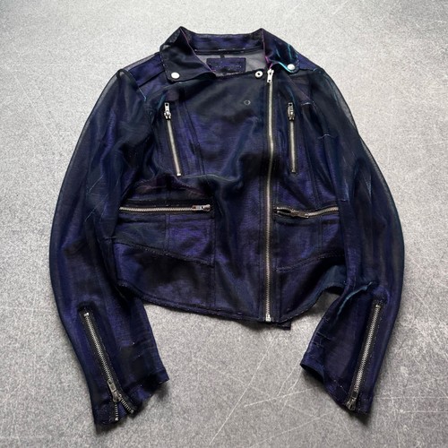 Giacca biker maglia