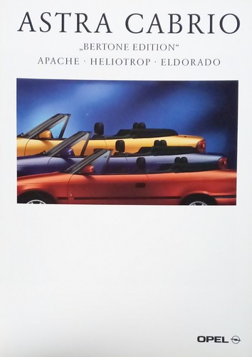 Opel astra cabrio - opel, bertone