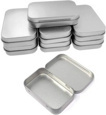 Set da 8 contenitori  rettangolari in argento metallo Vuoto Mini scatola
