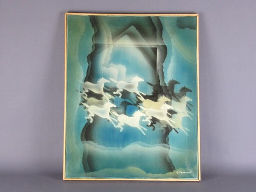 Vintage quadro modernista - quadro,