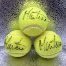 3 palline autografate da