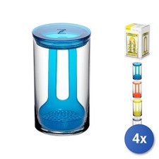 4x Barattoli Vetro conscolat