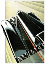 1932 Panhard Poster |