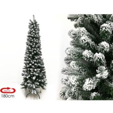 Albero di natale slim innevato