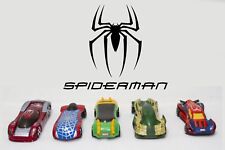 LOTTO SPIDERMAN MARVEL 5 MACCHINE METALLO DIECAST 1:64 MAISTO MAJORETTE M MOTORS