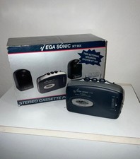Vega Sonic KT-90X Stereo Cassette Player con Radio FM/AM e Altoparlanti  VINTAGE