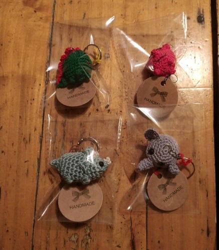 Portachiavi amigurumi handmade - amigurumi,