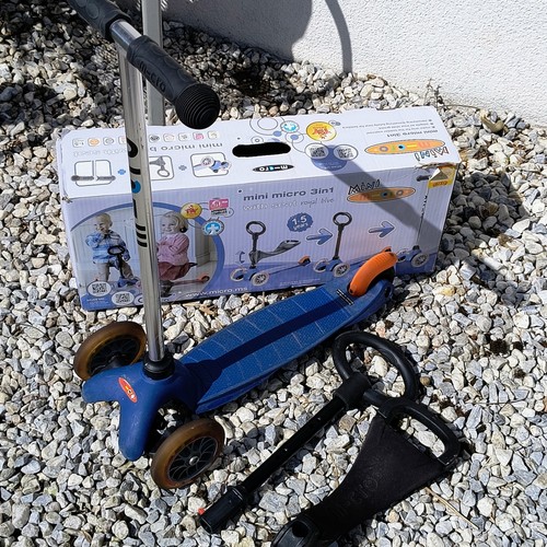 Mini micro scooter - scooter, blue
