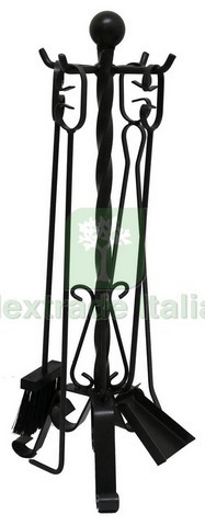 1pz attrezzi per camino set - 1pz,