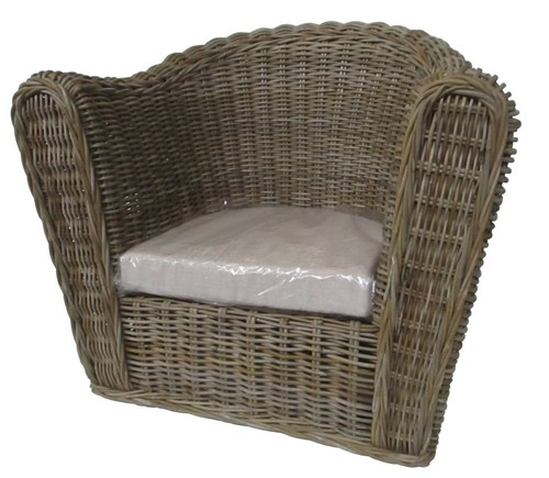 Poltrona vimini rattan