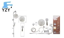 Chrome Ups and Down Rod Shower
