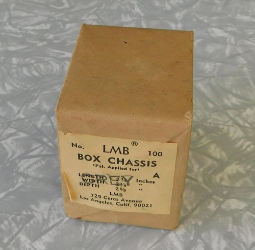 Vintage lmb radio box chassis - lmb,