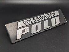 VOLKSWAGEN VW POLO LOGO METALLO EMBLEMA FREGIO STEMMA SCRITTA TARGHETTA BADGE