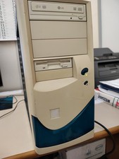 PC Computer Desktop Vintage Athlon XP Shuttle MB AK32A  FUNZIONANTE LEGGERE