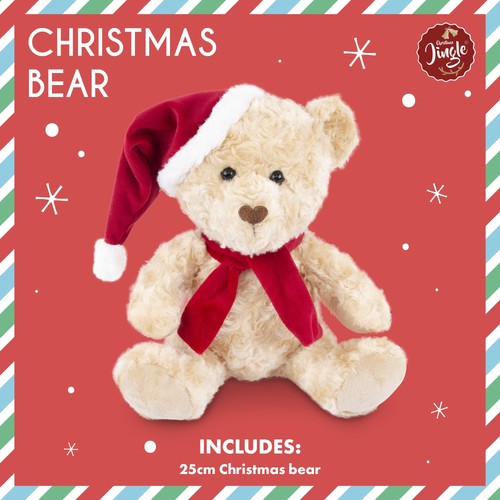 Peluche orsacchiotto natalizio - peluche,