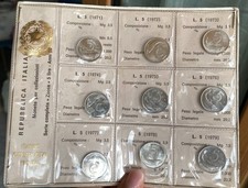 SERIE 5 LIRE DAL 1971 AL 1979 REPUBBLICA ITALIANA  FIOR DI CONIO UNC