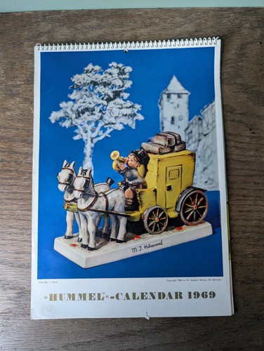 Calendario hummel 1969 w - calendario,