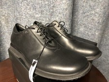 Scarpe Hampstead vintage Samsonite in pelle nera taglia 9,5 uomo fuori produzione