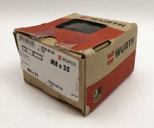 Viti a tassello in acciaio lucido Wurt DIN 939-8.8 0250 88 25 M8 x 25 confezione da 100 pezzi