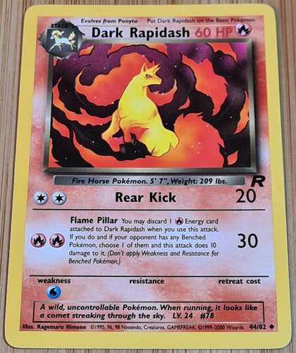 Dark rapidash 82 uncommon - 44/82,