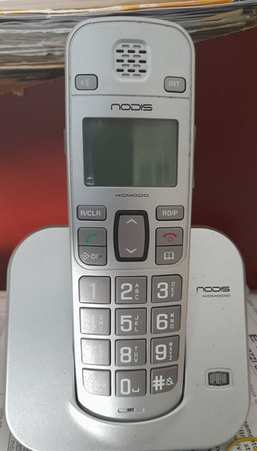 Telefono cordless nodis grigio - cordless,