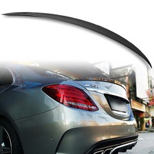 MERCEDES CLASSE C W205 SPOILER POSTERIORE SUL COFANO ABS LOOK AMG .-.