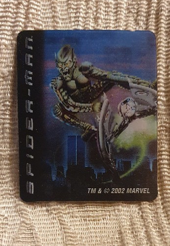 Spiderman 2002 lenticular card - spiderman,