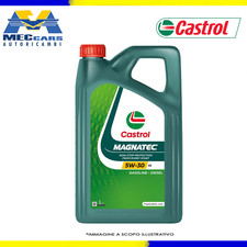 4 LITRI CASTROL MAGNATEC 5W30 A5 OLIO MOTORE AUTO BENZINA DIESEL FORD ACEA B5 A1