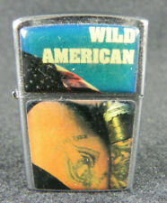 Accendino a Benzina CHAMP Wild American TATTOO tatuaggio Live to Ride Vintage 