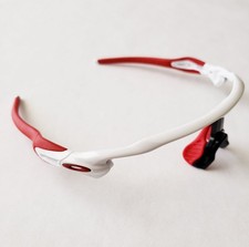 Oakley Radar EV Polished White Red Icons Replacement Frame Only Authentic OO9208