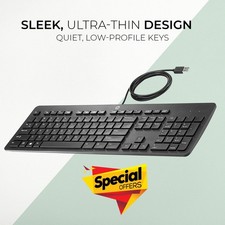 HP Slim Tastiera USB Cablata -