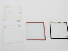 Blank magic lantern slides - 4,